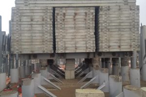 Испытания грунтов сваями статическими вдавливающими нагрузками с помощью системы балок ООО «ГеоМон»